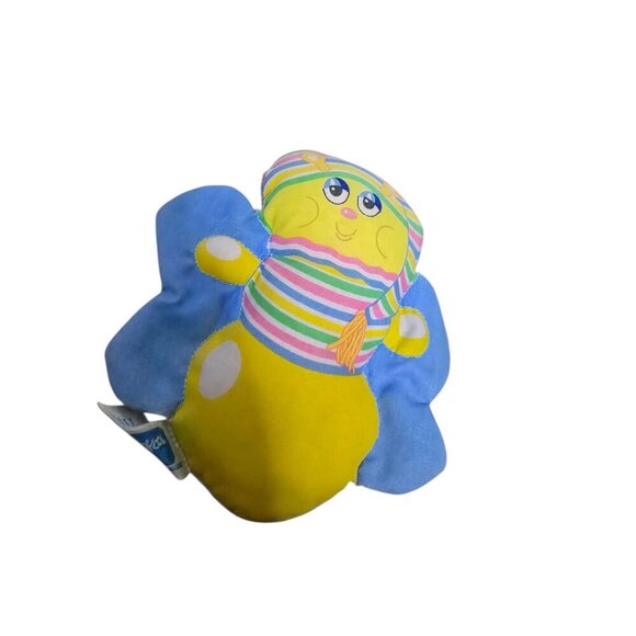 Vintage 1985 Playskool Baby GLO Friends Plush Toy Soft Squeaker - Picture 1 of 10